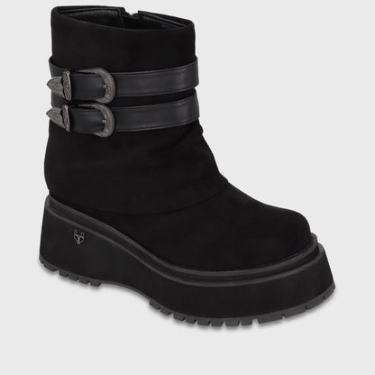 Botin Plataforma Negro Mujer 1509F01 - Gotta Chile