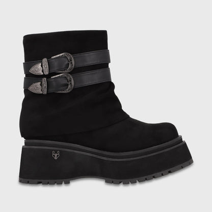 Botin Plataforma Negro Mujer 1509F01 - Gotta Chile