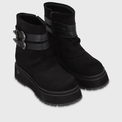 Botin Plataforma Negro Mujer 1509F01 - Gotta Chile