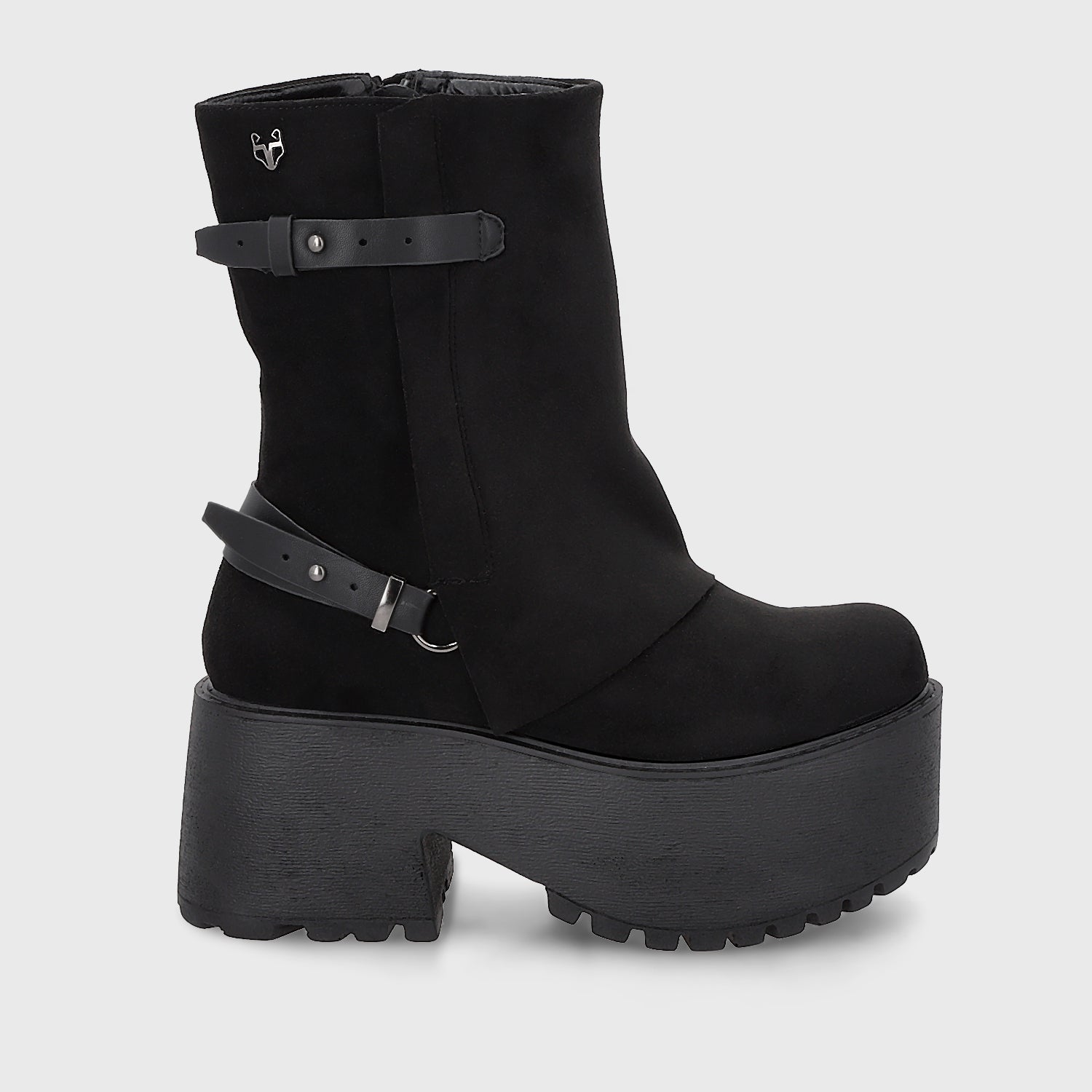 Botin Plataforma Negro Mujer 15179 - Gotta Chile