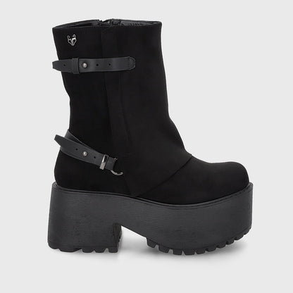 Botin Plataforma Negro Mujer 15179 - Gotta Chile