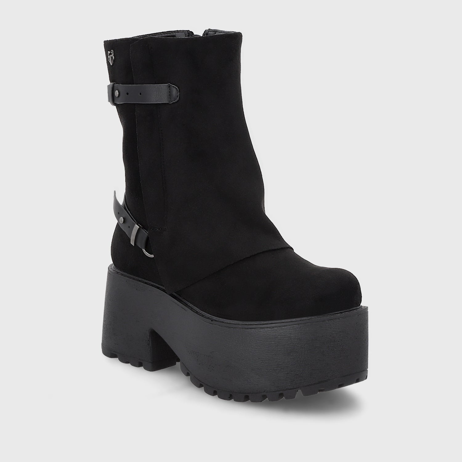 Botin Plataforma Negro Mujer 15179 - Gotta Chile