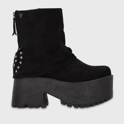 Botin Plataforma Negro Mujer 1517A01 - Gotta Chile