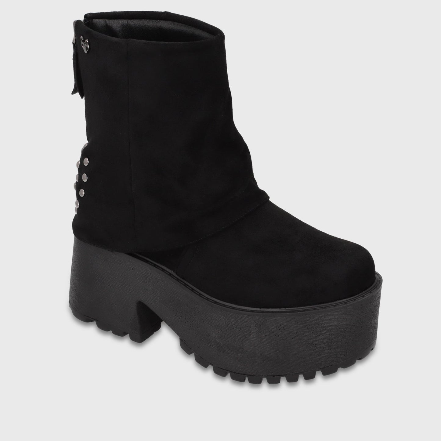 Botin Plataforma Negro Mujer 1517A01 - Gotta Chile