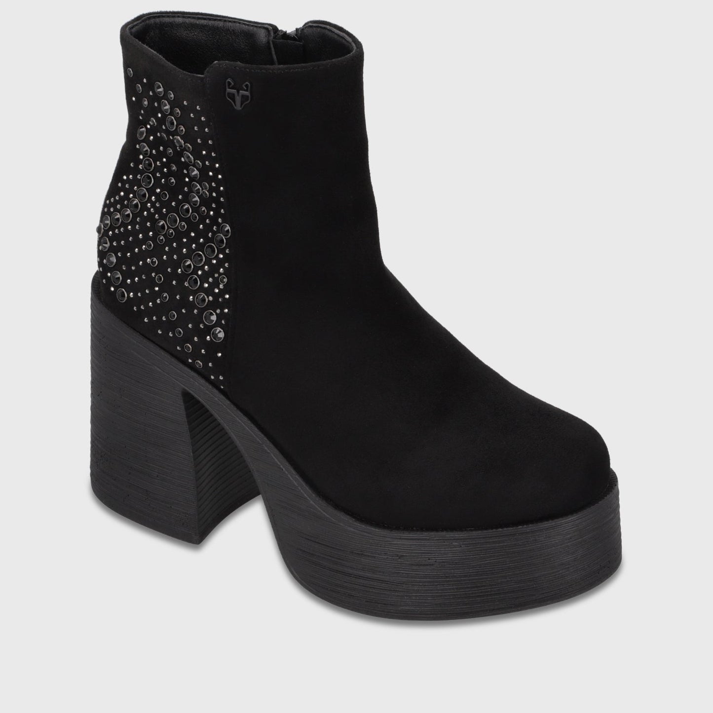 Botin Plataforma Negro Mujer 2563701 - Gotta Chile