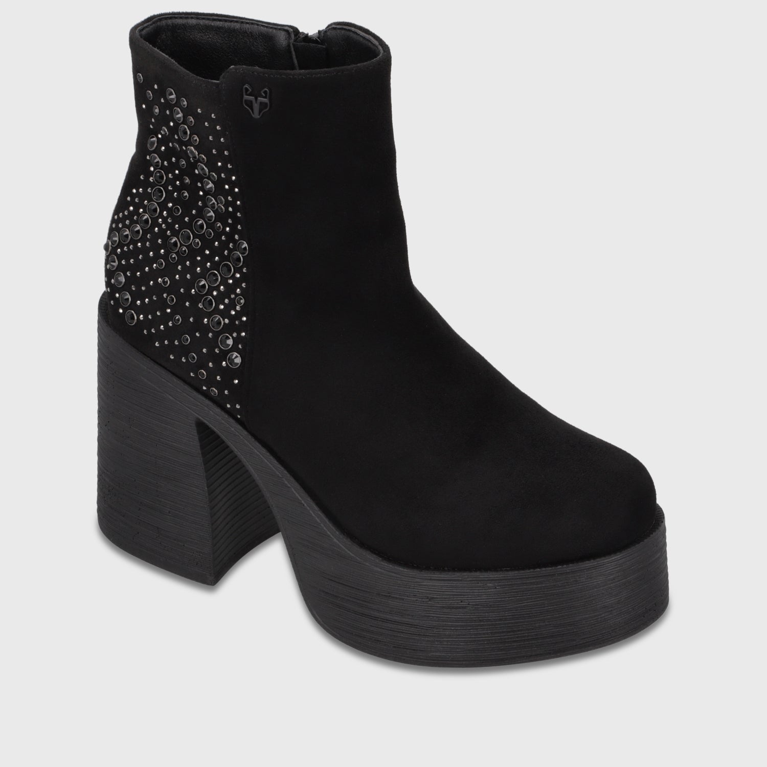 Botin Plataforma Negro Mujer 2563701 - Gotta Chile