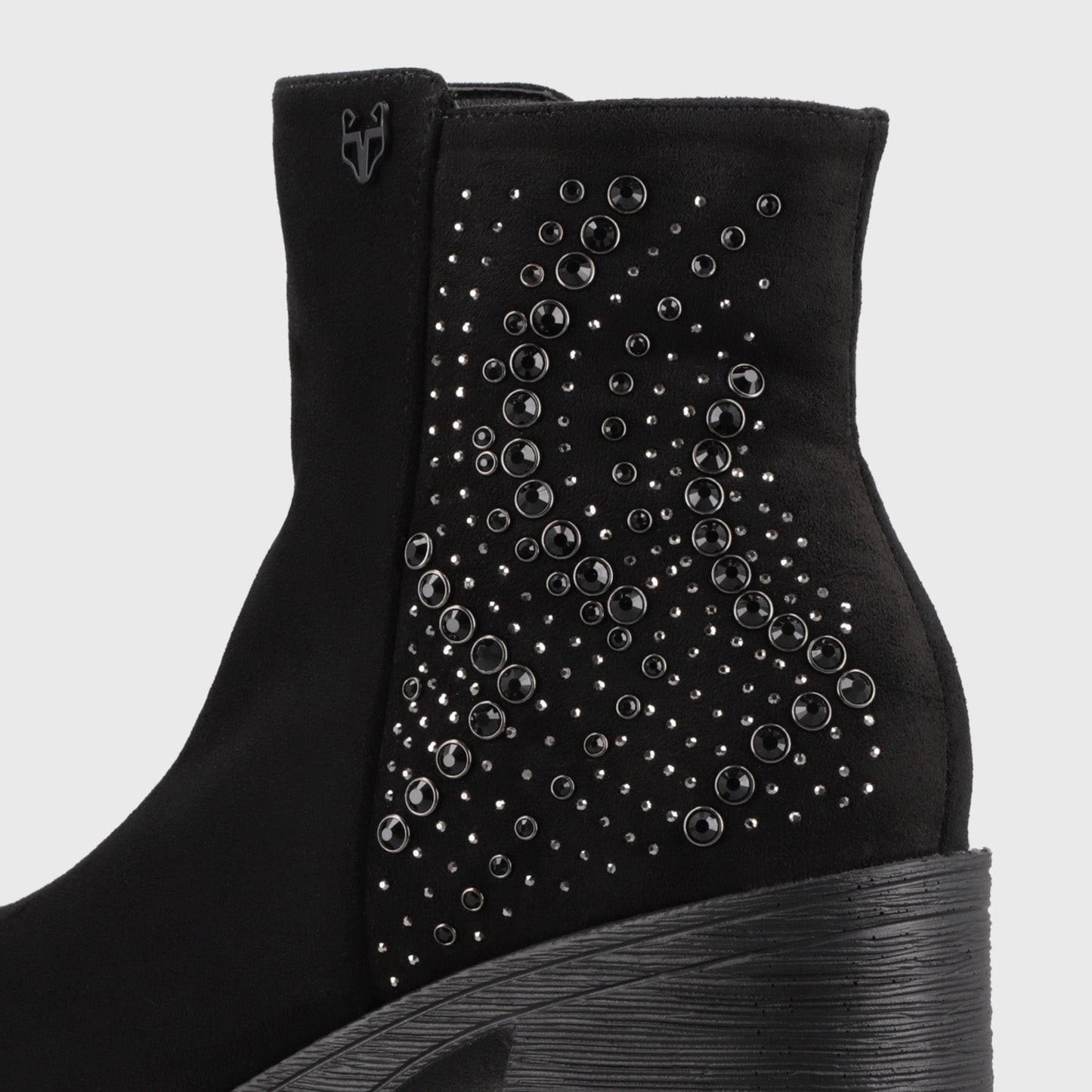 Botin Plataforma Negro Mujer 2563701 - Gotta Chile