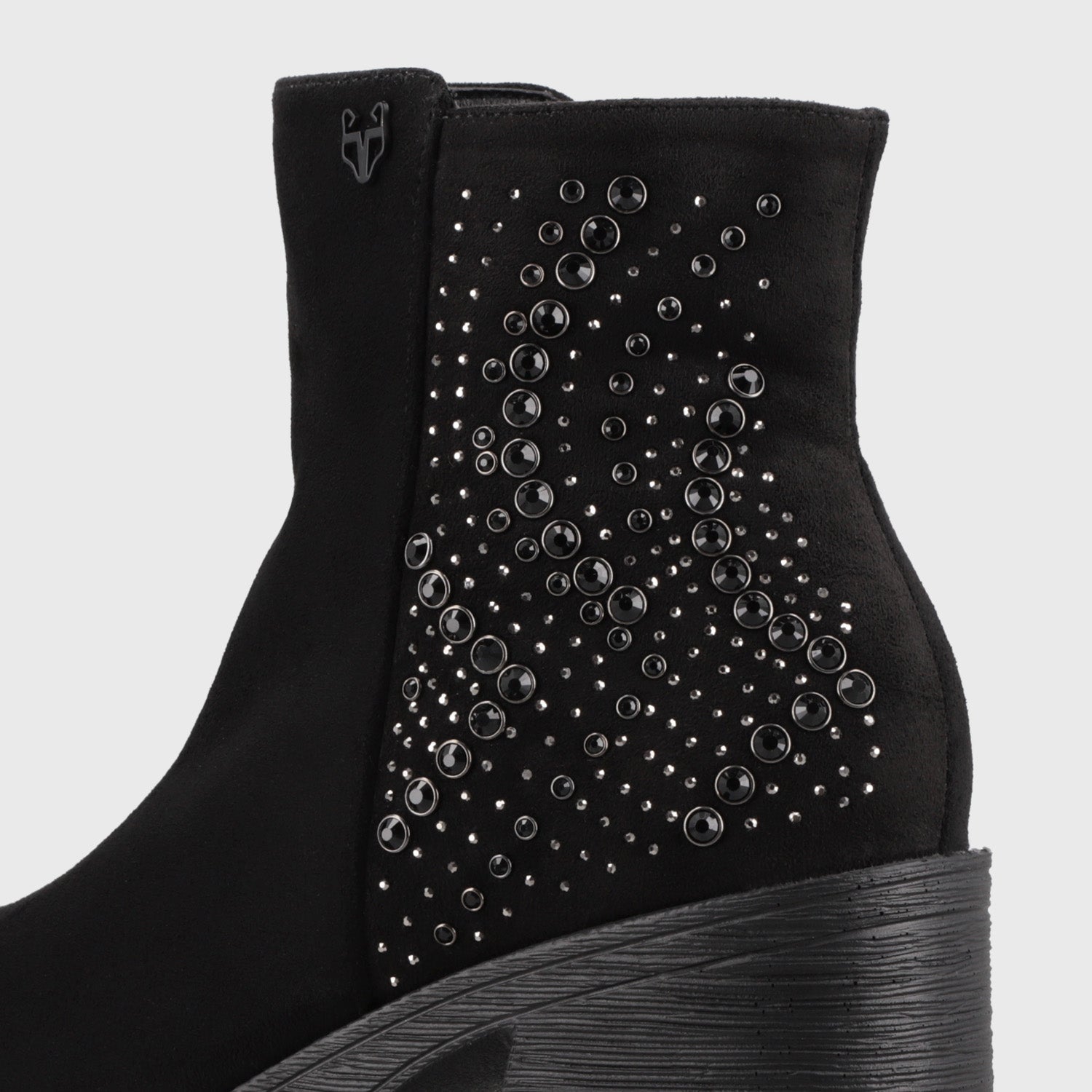 Botin Plataforma Negro Mujer 2563701 - Gotta Chile