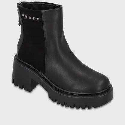 Botin Plataforma Negro Mujer 4575401 - Gotta Chile