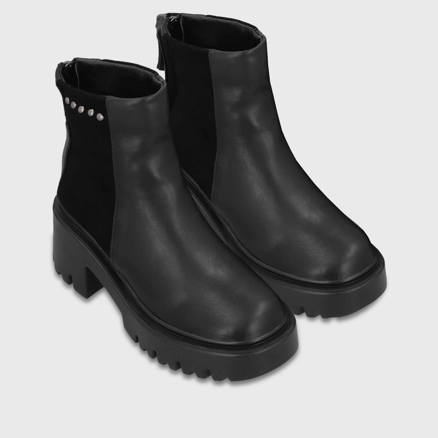 Botin Plataforma Negro Mujer 4575401 - Gotta Chile