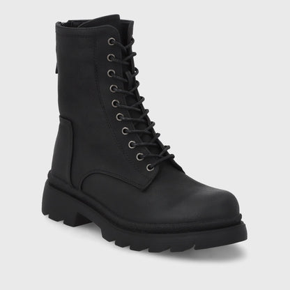 Botin Plataforma Negro Mujer 55281 - Gotta Chile
