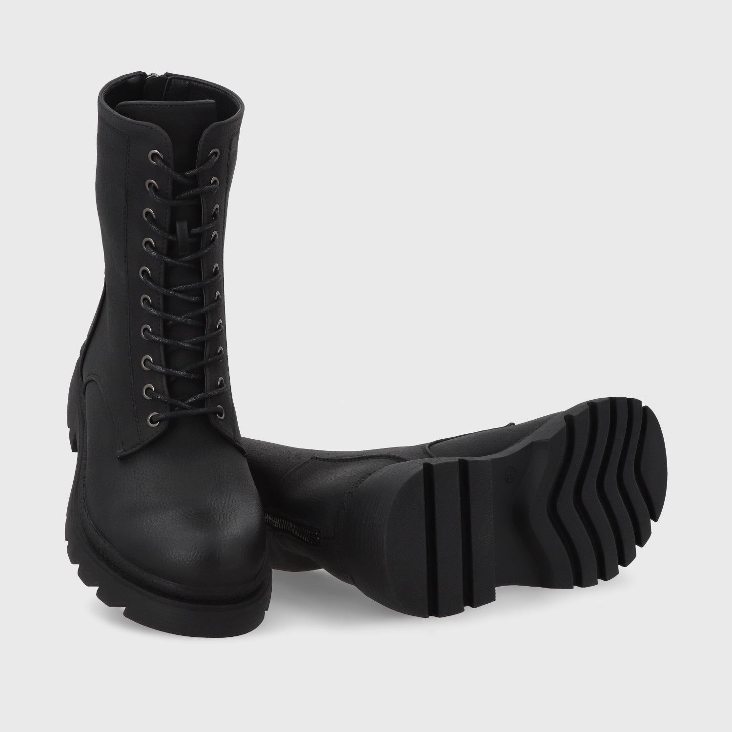 Botin Plataforma Negro Mujer 55281 - Gotta Chile