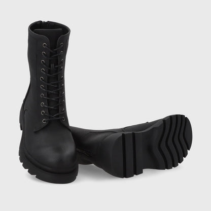 Botin Plataforma Negro Mujer 55281 - Gotta Chile