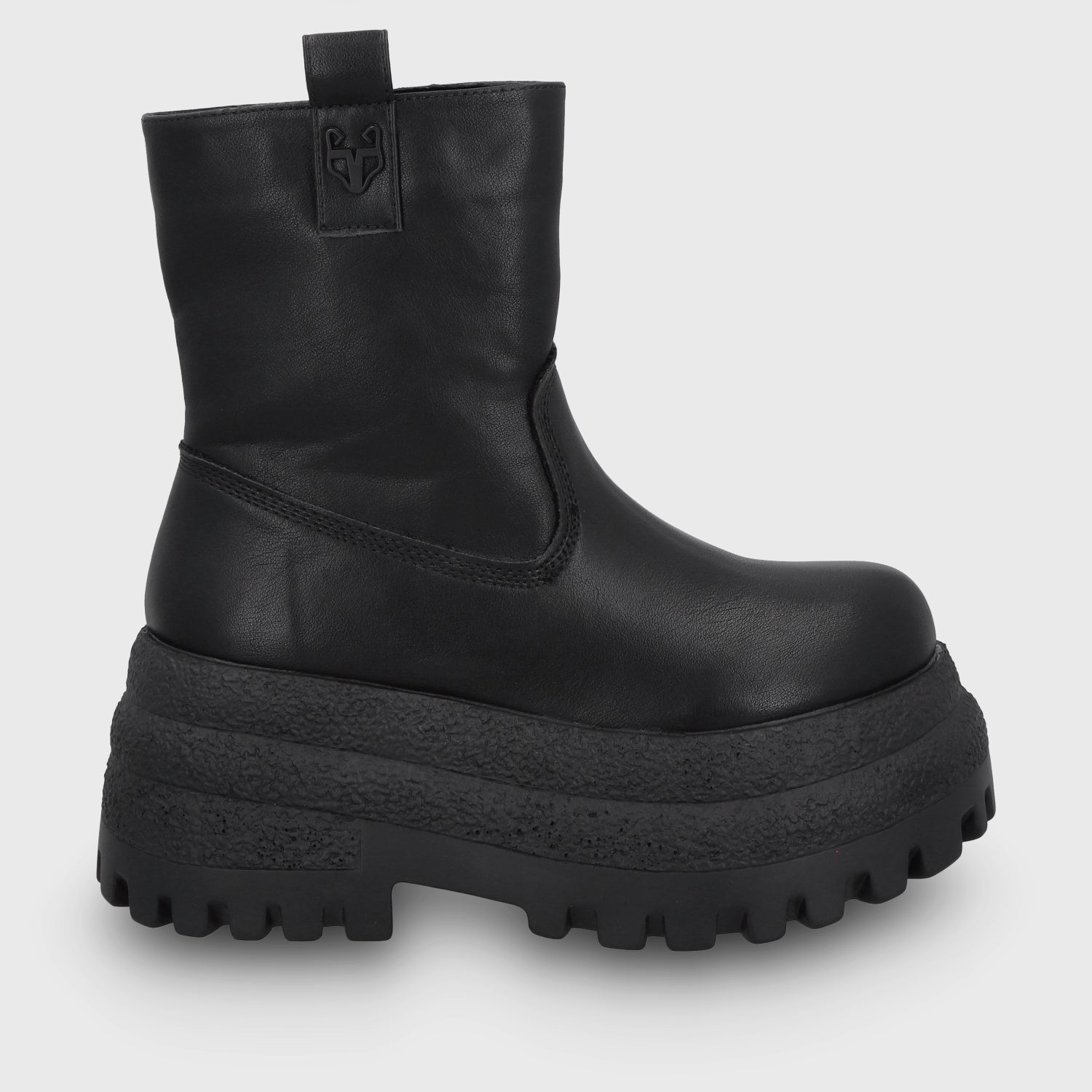 Botin Plataforma Negro Mujer 55292 - Gotta Chile