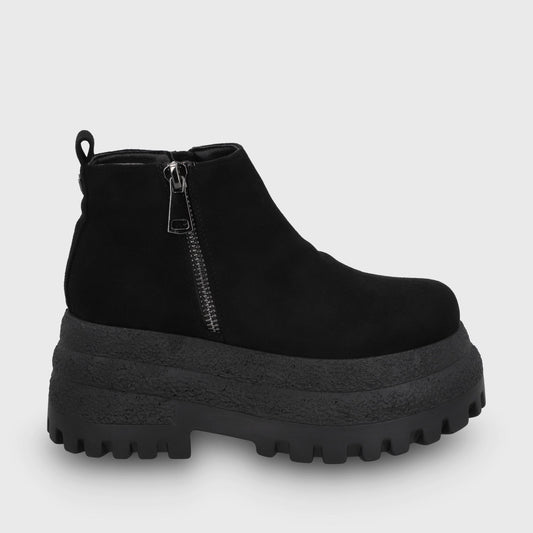 Botin Plataforma Negro Mujer 55293 - Gotta Chile