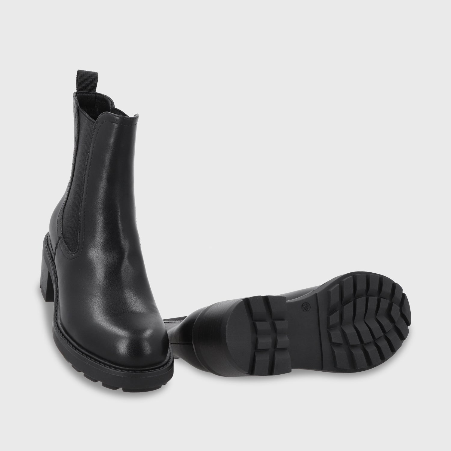 Botin Plataforma Negro Mujer 56041 - Gotta Chile