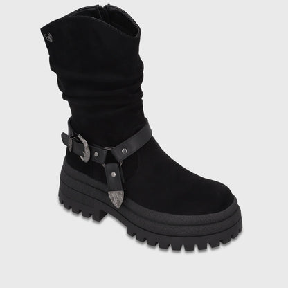 Botin Plataforma Negro Mujer 6583001 - Gotta Chile