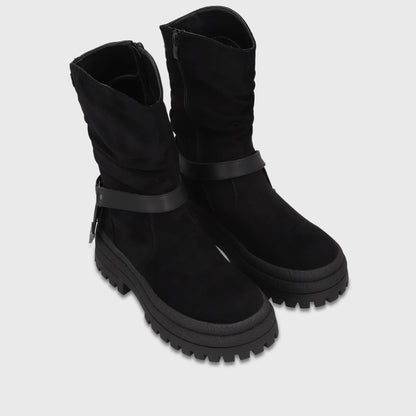 Botin Plataforma Negro Mujer 6583001 - Gotta Chile