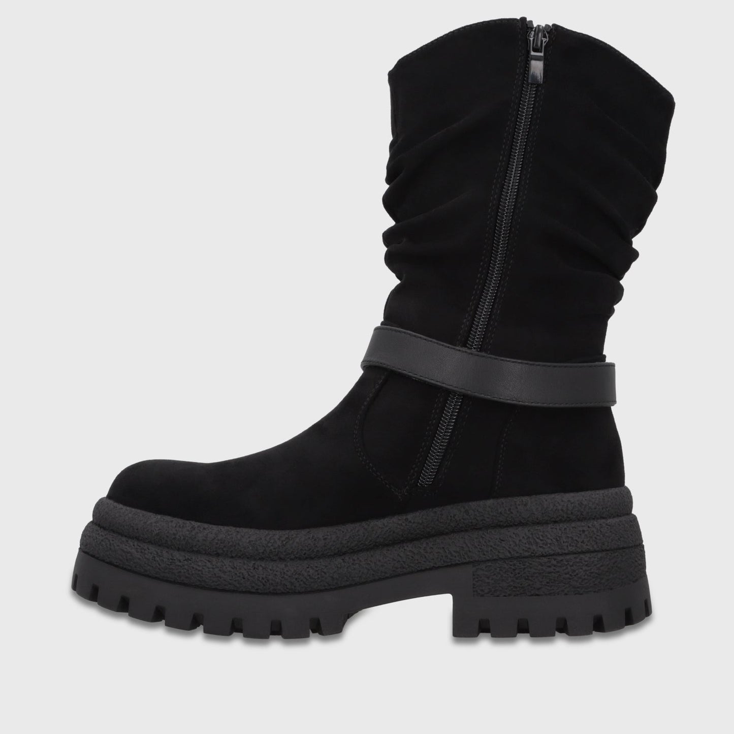 Botin Plataforma Negro Mujer 6583001 - Gotta Chile