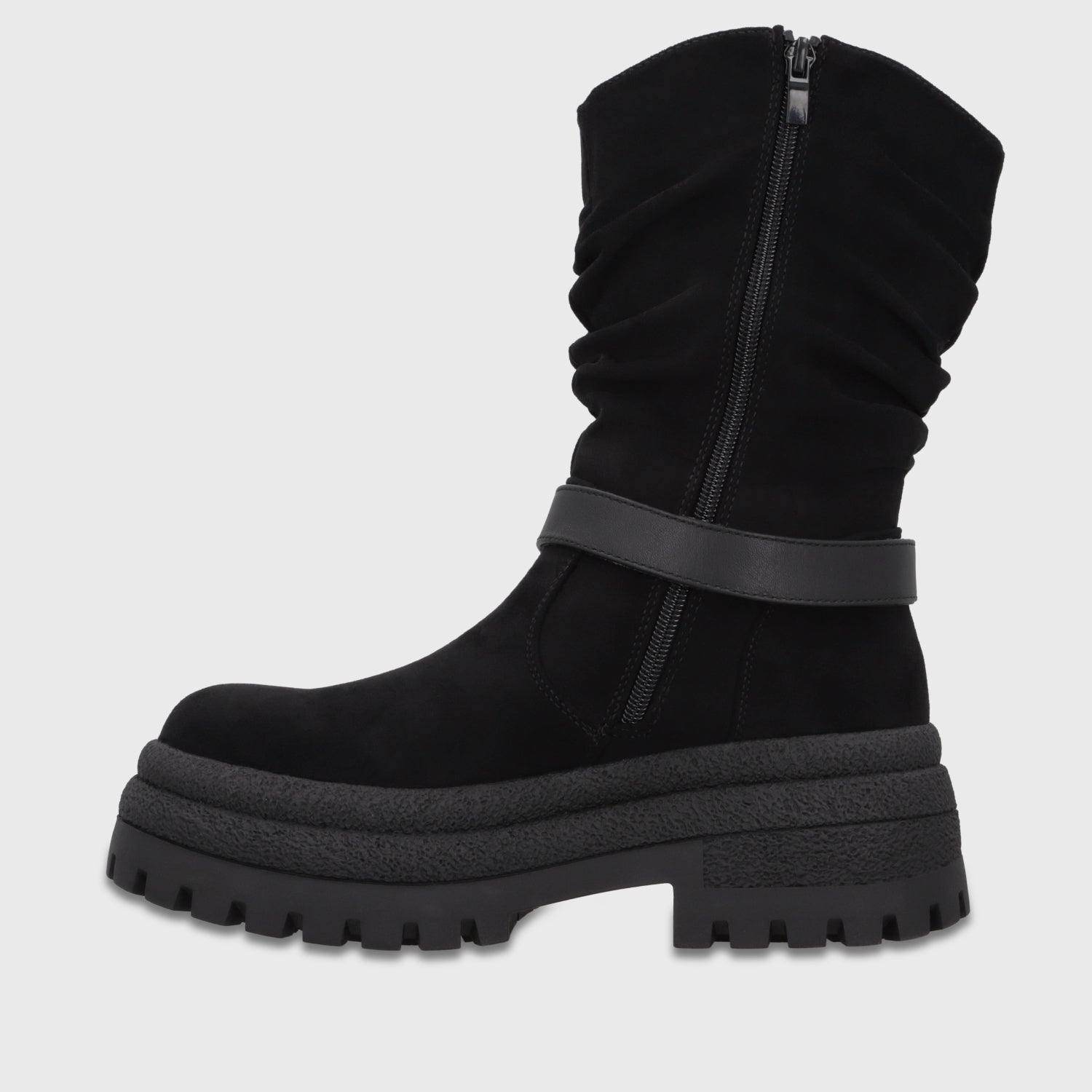 Botin Plataforma Negro Mujer 6583001 - Gotta Chile