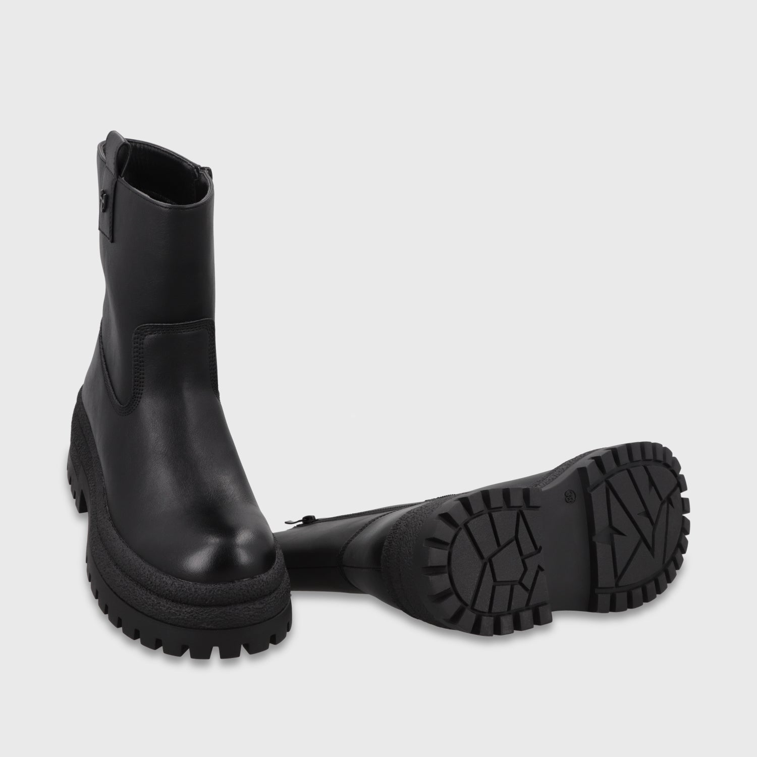 Botin Plataforma Negro Mujer 6583101 - Gotta Chile