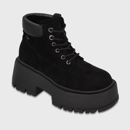 Botin Plataforma Negro Mujer 6585001 - Gotta Chile