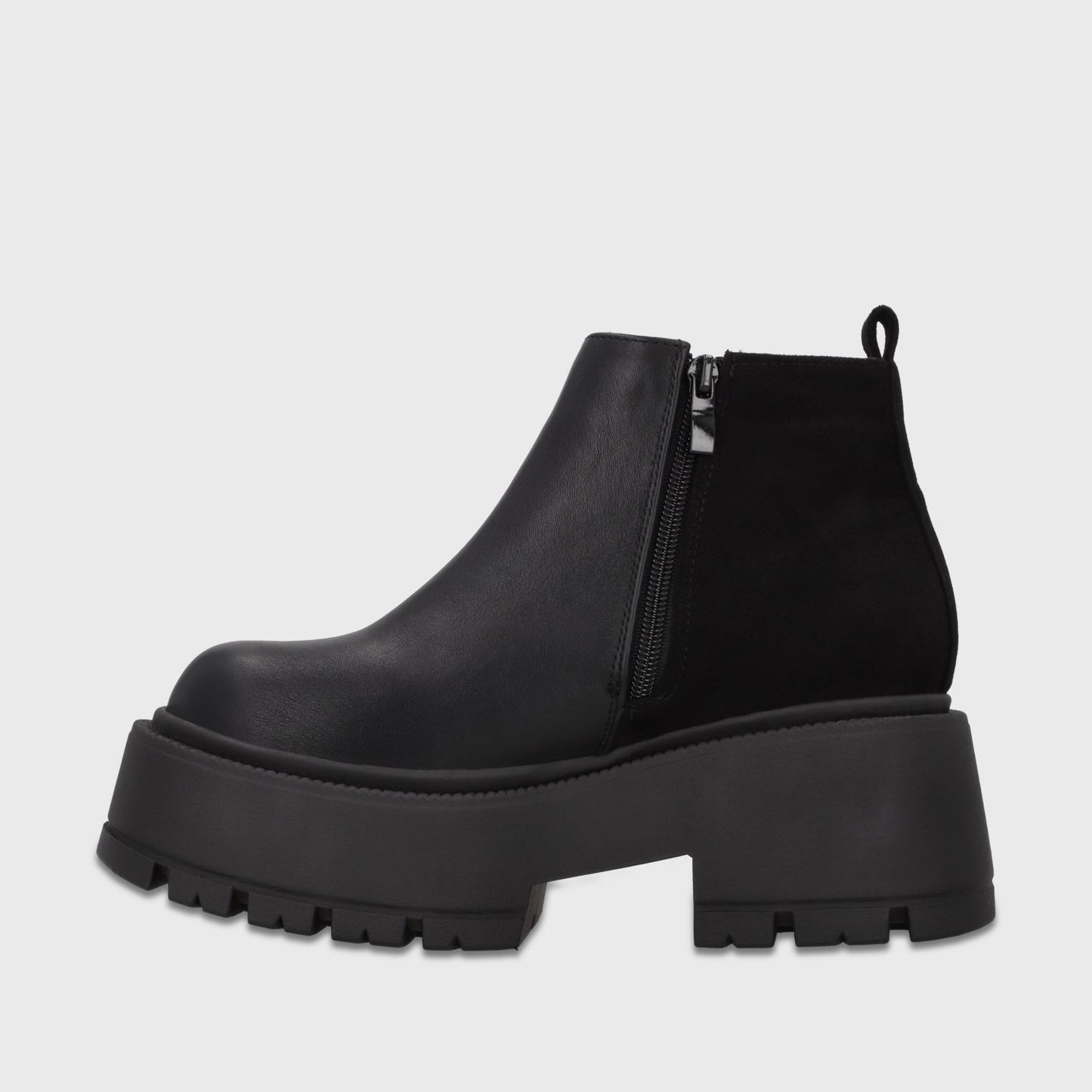Botin Plataforma Negro Mujer 6585101 - Gotta Chile