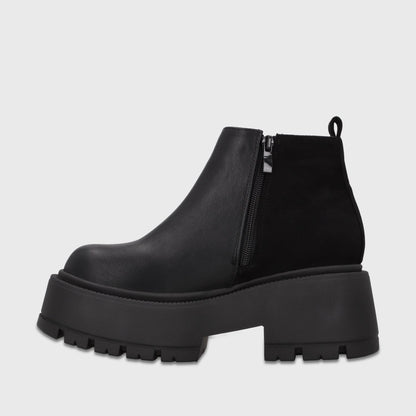 Botin Plataforma Negro Mujer 6585101 - Gotta Chile