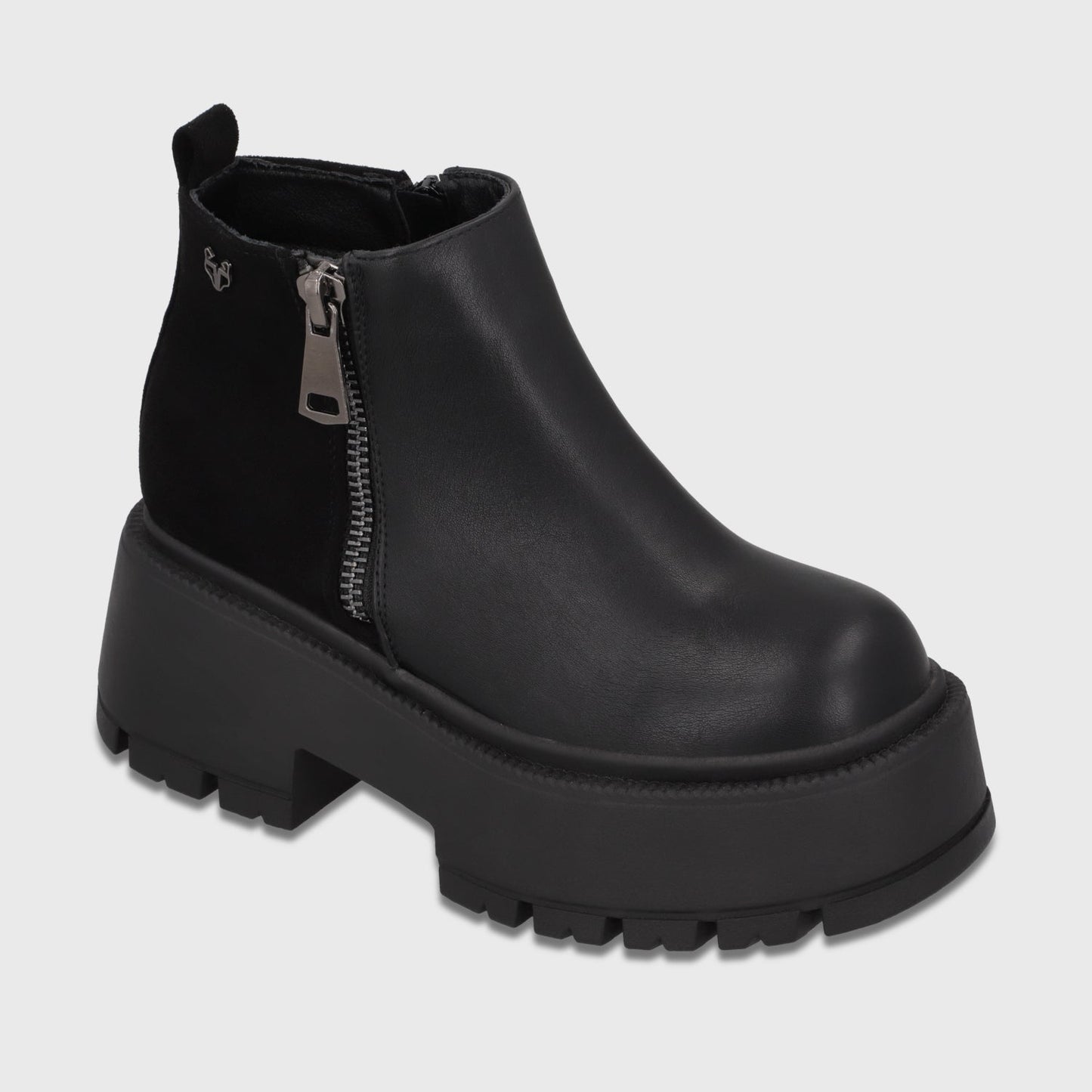 Botin Plataforma Negro Mujer 6585101 - Gotta Chile
