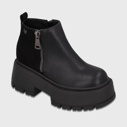 Botin Plataforma Negro Mujer 6585101 - Gotta Chile