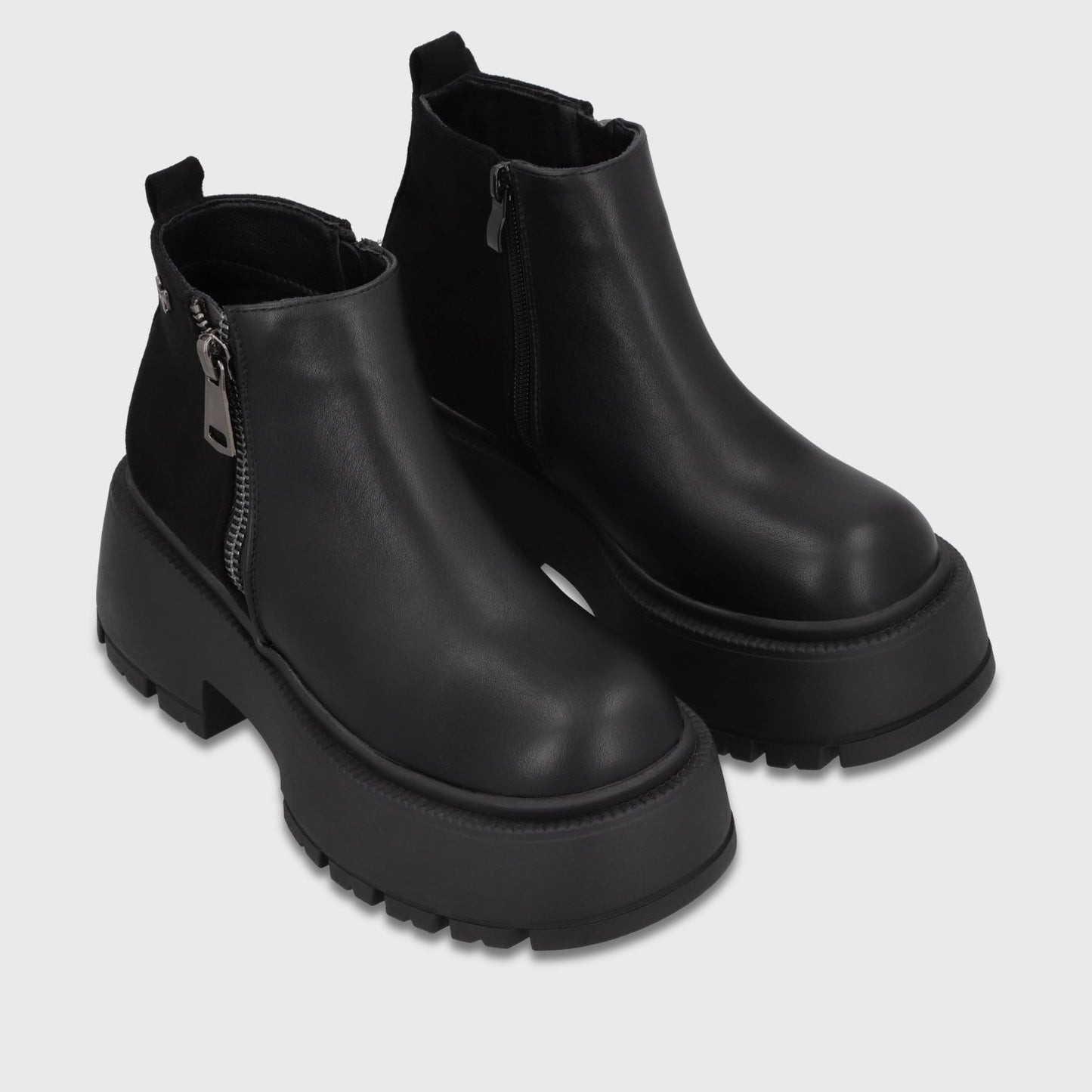 Botin Plataforma Negro Mujer 6585101 - Gotta Chile