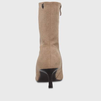 Botin Taco Beige Mujer 6588024 - Gotta Chile