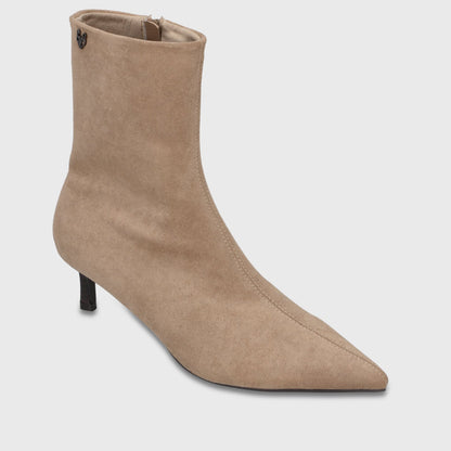 Botin Taco Beige Mujer 6588024 - Gotta Chile