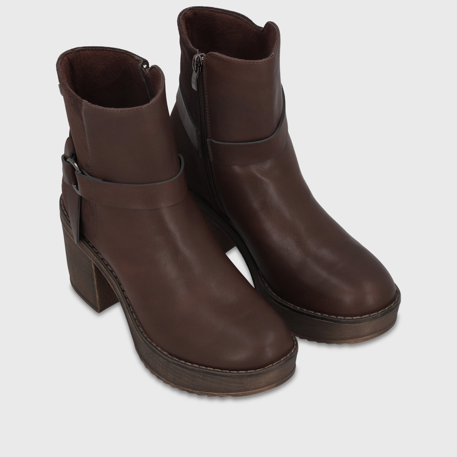 Botin Taco Café Mujer 1350502 - Gotta Chile