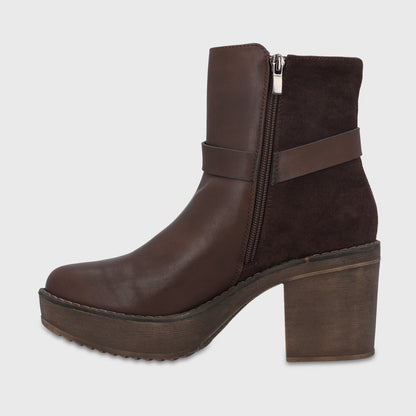 Botin Taco Café Mujer 1350502 - Gotta Chile