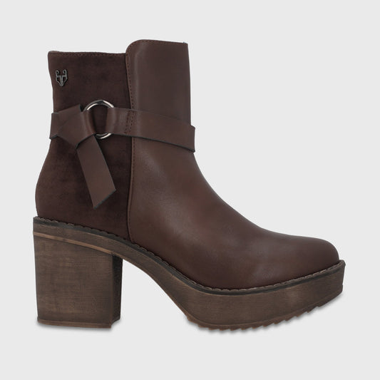 Botin Taco Café Mujer 1350502 - Gotta Chile