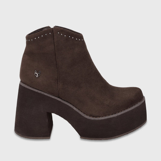 Botin Taco Café Mujer 1504153 - Gotta Chile