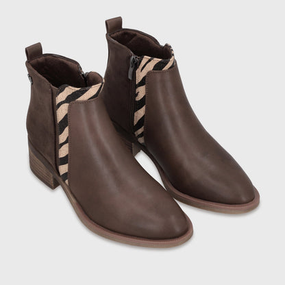 Botin Taco Café Mujer 4310402 - Gotta Chile