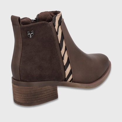 Botin Taco Café Mujer 4310402 - Gotta Chile