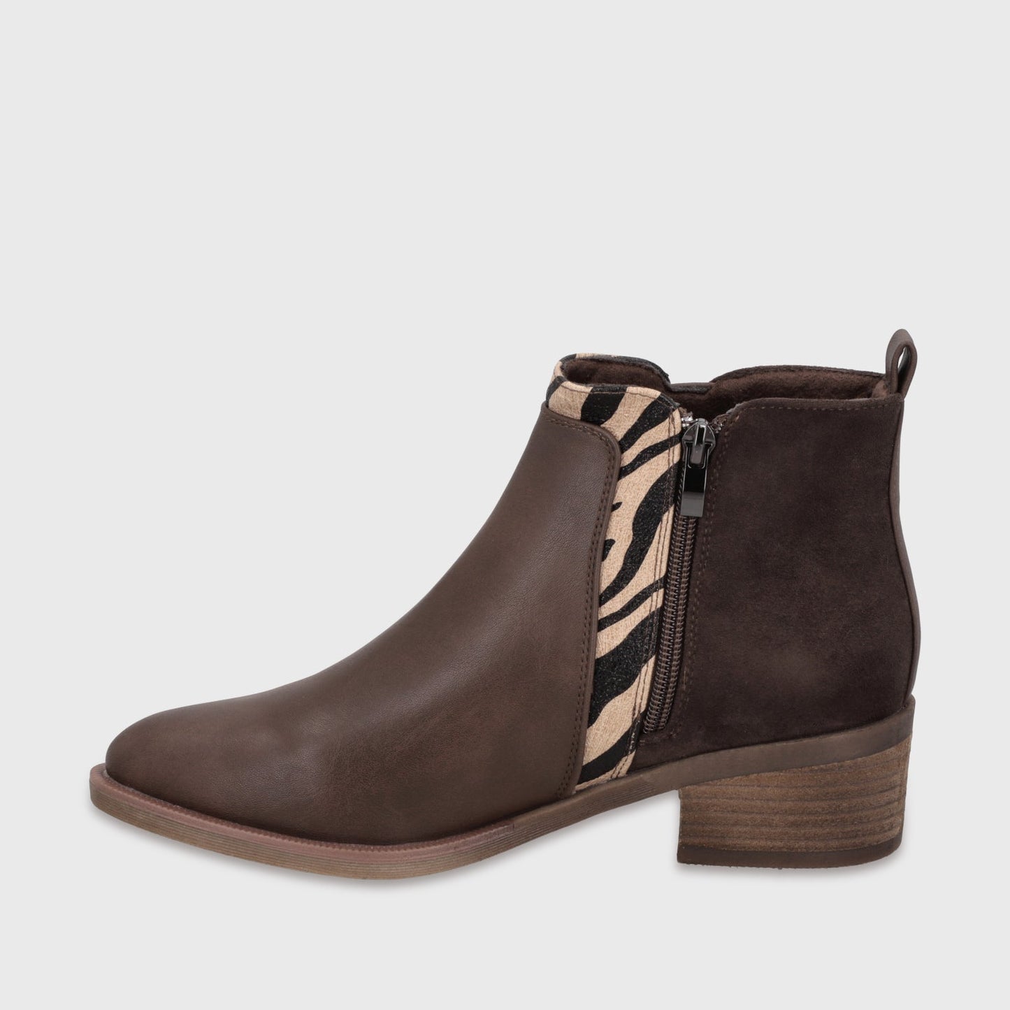 Botin Taco Café Mujer 4310402 - Gotta Chile
