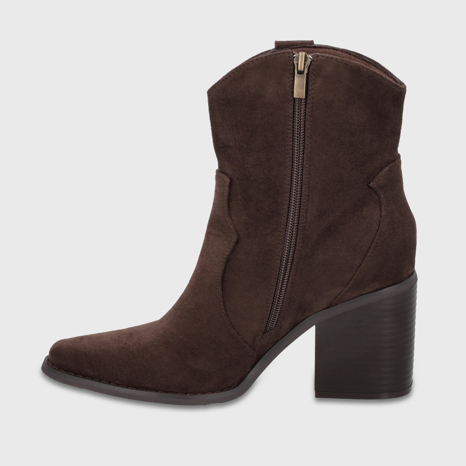 Botin Taco Café Mujer 5378002 - Gotta Chile