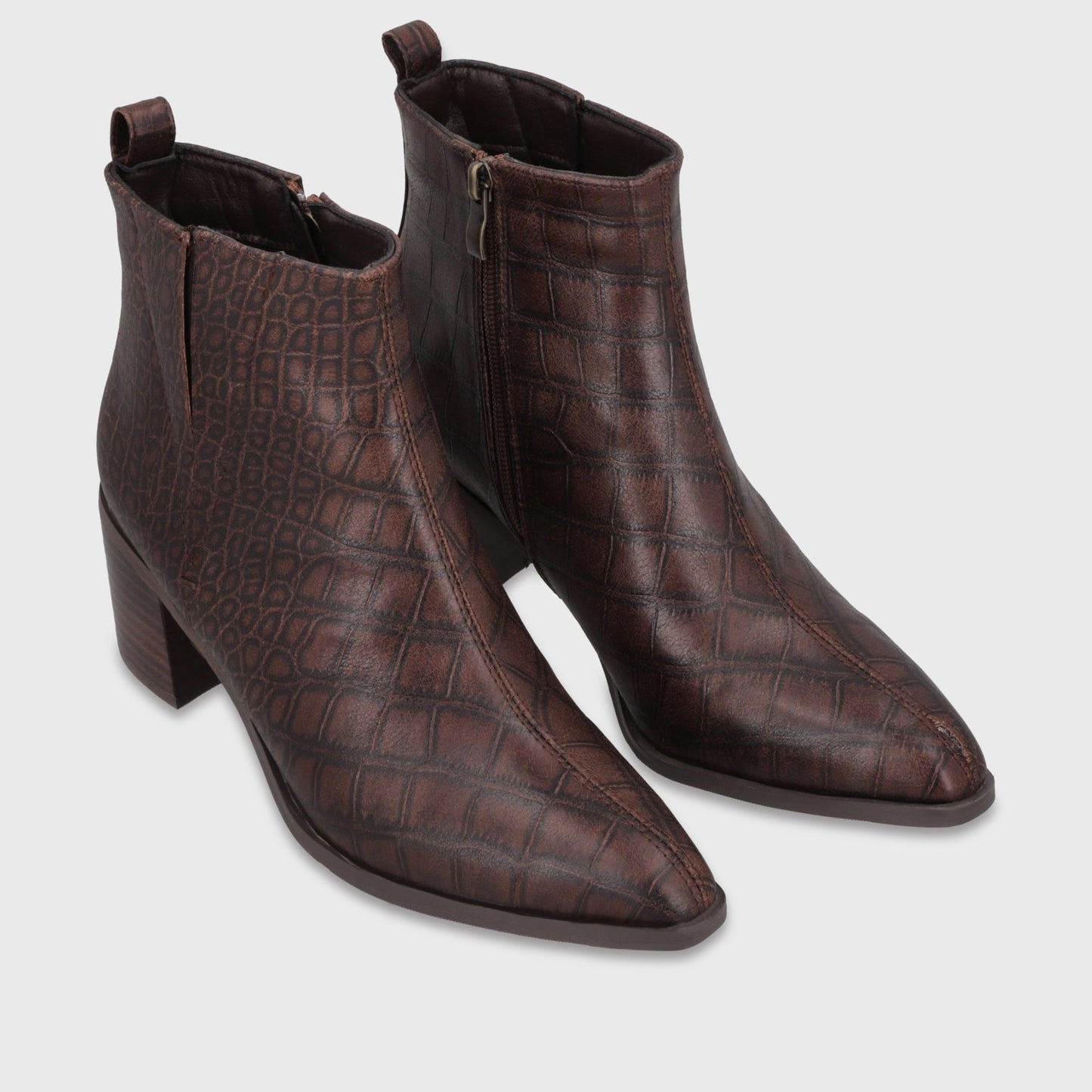 Botin Taco Café Mujer 5530053 - Gotta Chile