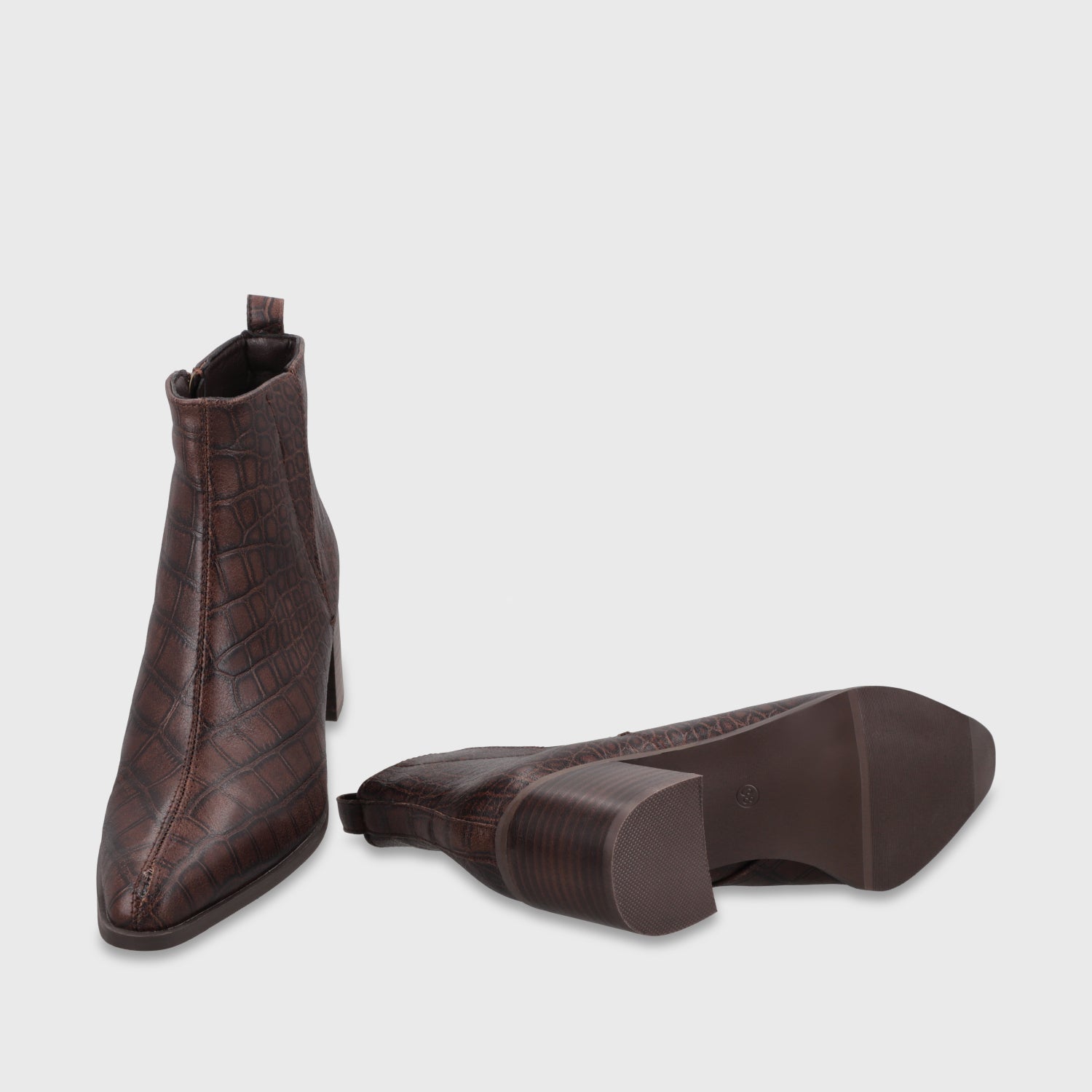 Botin Taco Café Mujer 5530053 - Gotta Chile