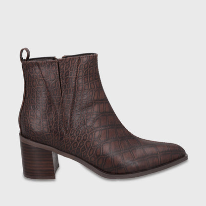 Botin Taco Café Mujer 5530053 - Gotta Chile