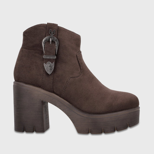 Botin Taco Café Mujer 5531102 - Gotta Chile