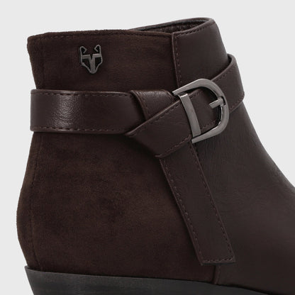Botin Taco Café Mujer 6418153 - Gotta Chile