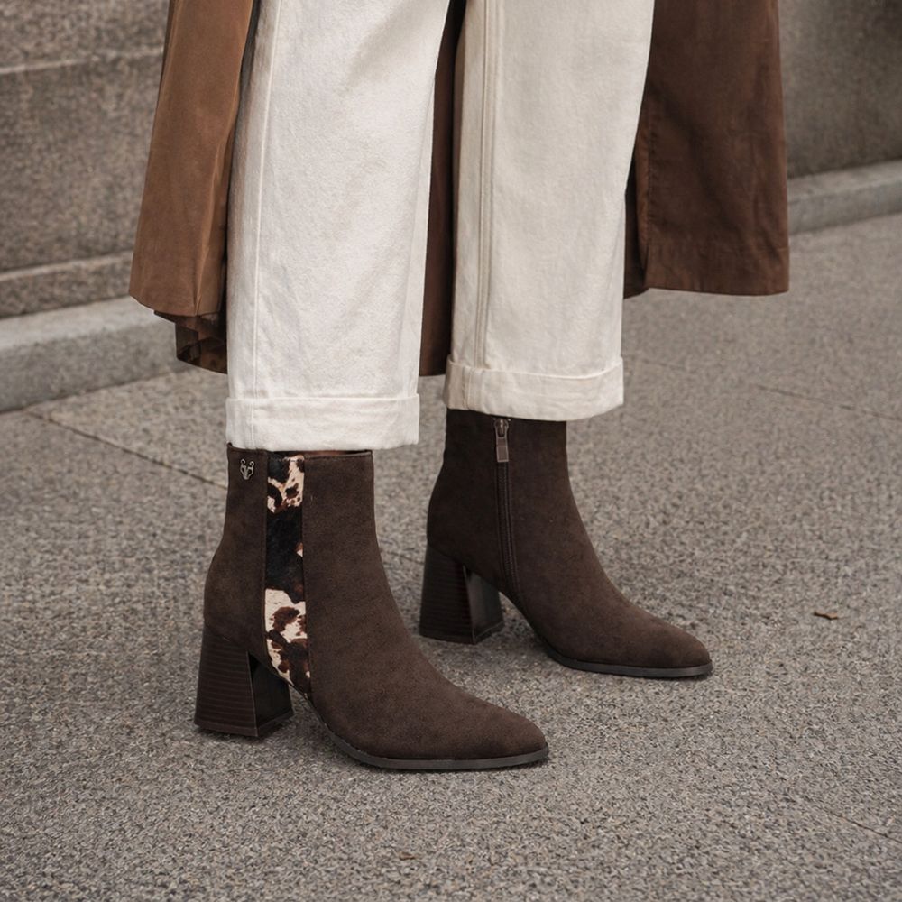 Botin Taco Café Mujer 6590002 - Gotta Chile