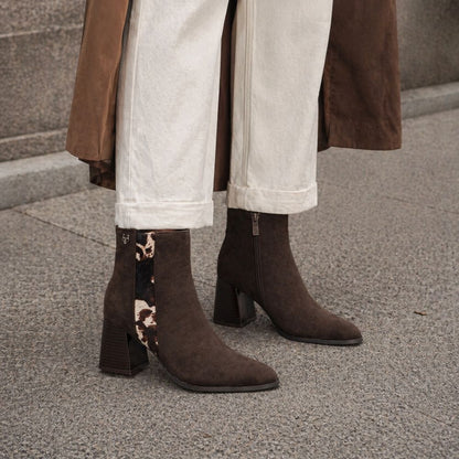 Botin Taco Café Mujer 6590002 - Gotta Chile
