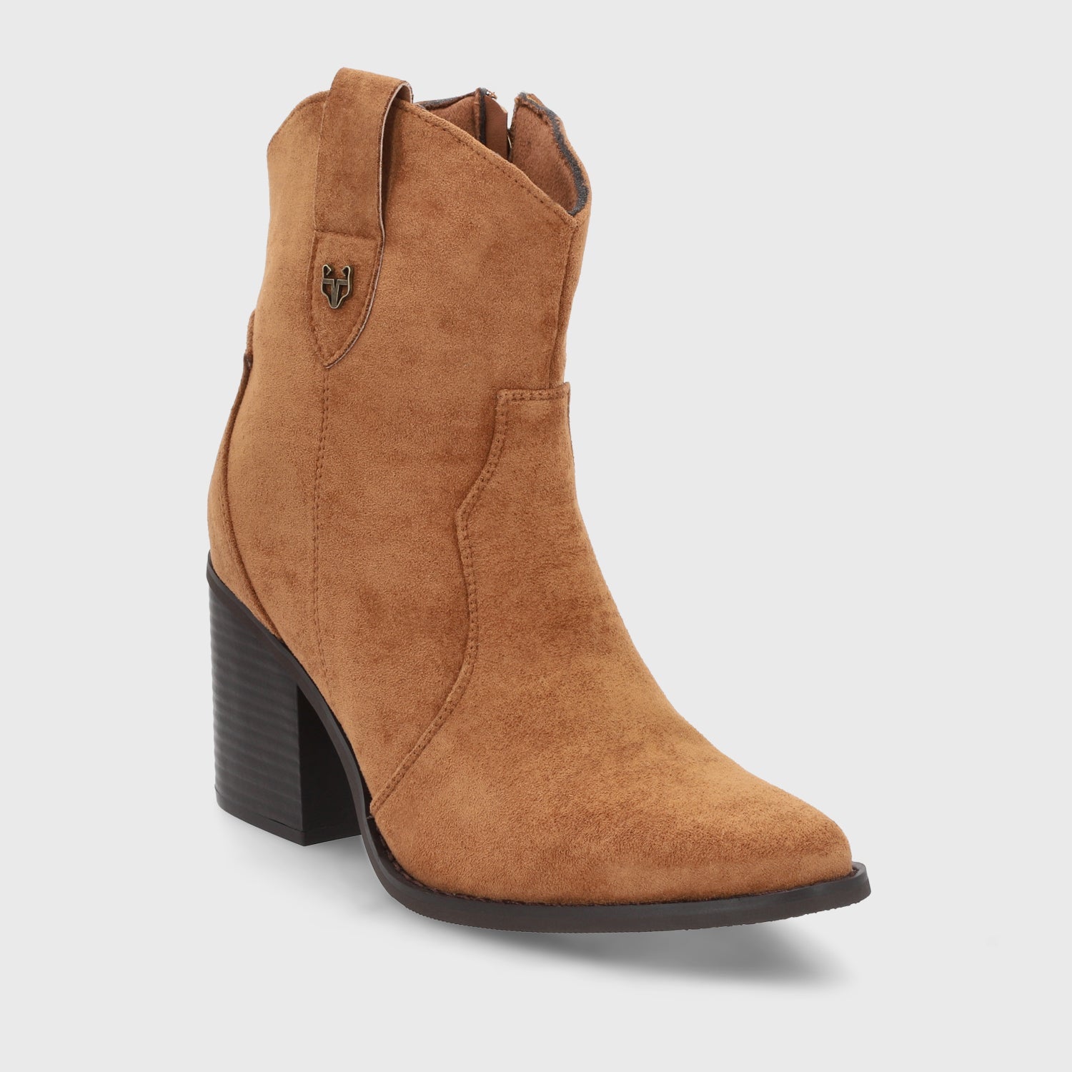Botin Taco Camel Mujer 53780 - Gotta Chile
