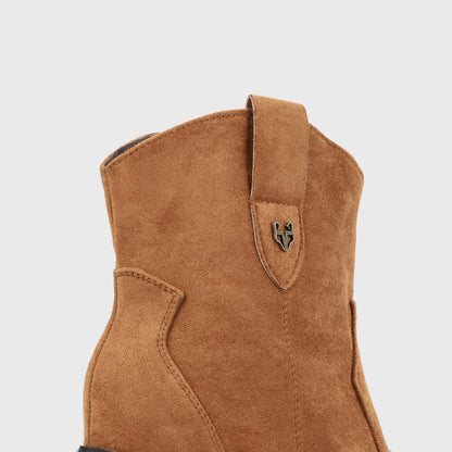 Botin Taco Camel Mujer 53780 - Gotta Chile